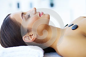 Beauty and Care. Beautiful Young Girl with Mask in Spa Salon. Spa Therapy. High Resolution