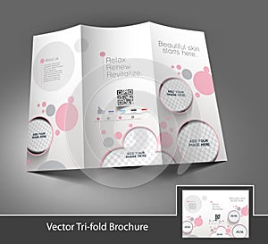 Beauty Care & Salon Tri-Fold Brochure