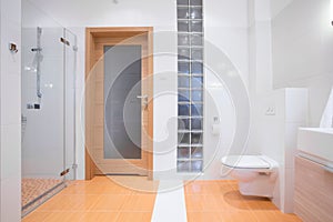 Beauty clean toilet interior