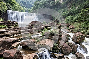 Guizhou Chishui Beauty comb Waterfall photo