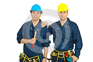 Beauty constructor workers men