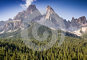 Beauty of Domolites mountains, Italy