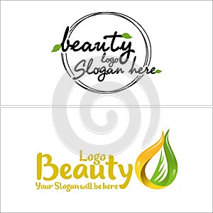 Beauty essential oils women logo design