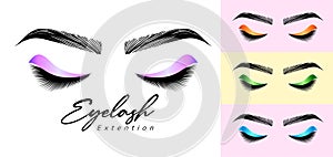 Beauty eyelash alternative design