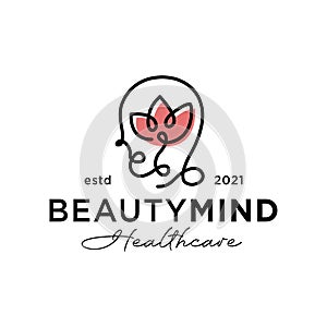 Beauty Flower and Mind Logo