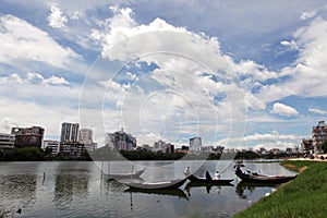 Gulshan lake at Dhaka