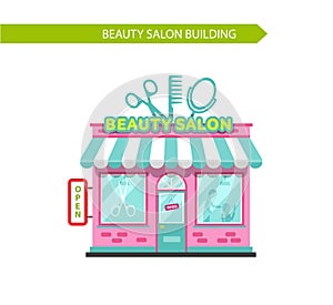 Beauty or hair salon building
