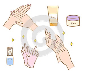 Beauty hands and hand care treatment. Health and beauty concept