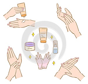 Beauty hands and hand care treatment. Health and beauty concept