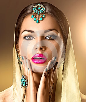 Beauty Indian woman portrait