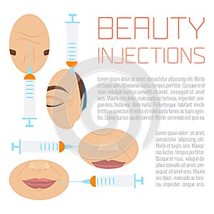 Beauty injections treatment