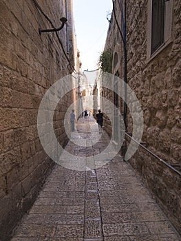 The beauty of Israel | Jerusalem: Narrow street in old City of Jerusalem