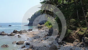 The beauty of Karang agung beach, Kebumen, Central Java, Indonesia