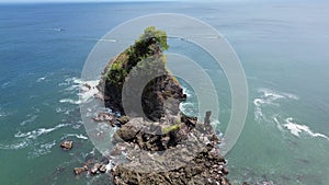 The beauty of Karang agung beach, Kebumen, Central Java, Indonesia