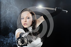 Beauty katana Killer girl