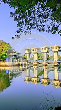 The beauty of the kleben dam durung the day