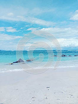 the beauty of Lhoknga beach aceh photo