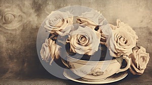 beauty love roses background