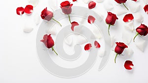 beauty love roses background