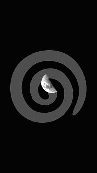 the beauty of the moon at night