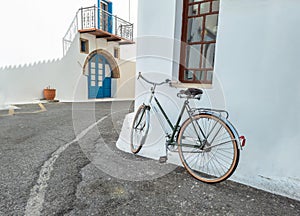 Beauty narrow alley at kythira