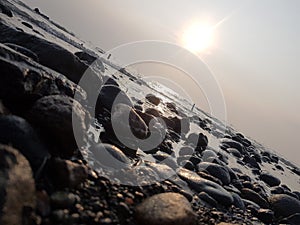 The Beauty of Nature Radiates from the Mesmerizing Rocks of the Beach