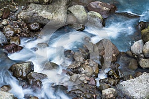 The Beauty of Nature\'s Textures, Slow Shutter Speed Photos of Water Flowing Among the Rocks