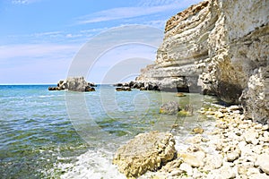 Beauty nature sea landscape of Crimea, horizontal photo