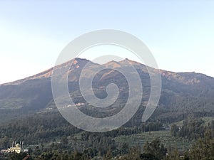 The beauty of one of the mountains in Central Java, Indonesia
