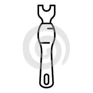 Beauty parlor tool icon outline vector. Cosmetic care