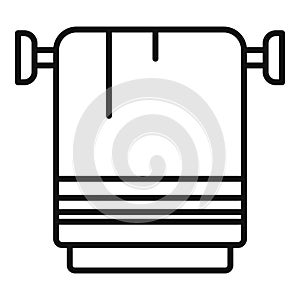 Beauty parlor towel icon outline vector. Cosmetic fashion