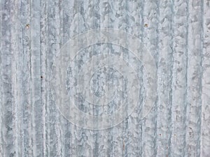 The beauty of the pattern of zinc walls in the coffee shop.