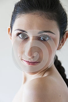 Beauty portrait of young woman