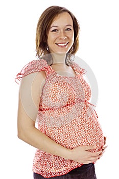 Beauty pregnant woman