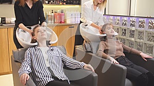 Beauty procedures in beauty saloon