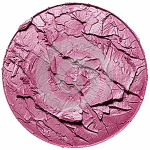 Beauty product and cosmetics texture as circle shape design, makeup blush eyeshadow powder as abstract luxury cosmetic