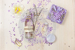 Beauty products with Lavender