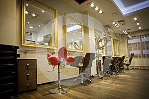 Beauty salon interior