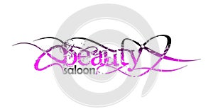 Beauty saloon and fashion logo