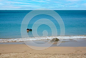 Beauty seascape of Shwe Thaung Yan beach