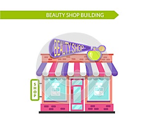 Beauty shop building