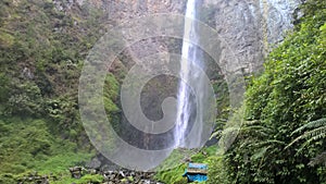 Sipiso Piso Waterfall in North Sumatra photo
