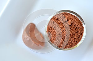 Beauty spa face mask - red clay