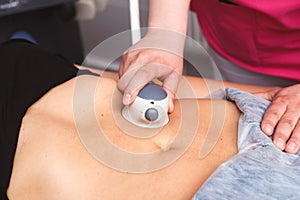 Beauty Spa, Human Hand, Liposuction Medical Laser Dieting, Growth, Future, Care, Protection photo