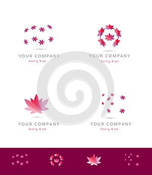 Beauty spa logo series