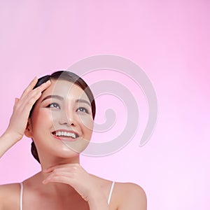 Beauty Spa Woman with perfect skin Portrait