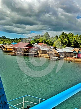 the beauty of the village of Danda Togean Islands