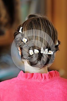 Beauty wedding hairstyle