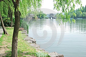 The beauty of the West Lake in Hangzhou
