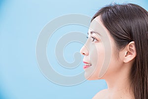 Beauty woman profile